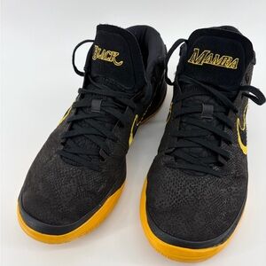 Nike Kobe Black Mamba Men's Shoes - Black and Yellow Size 9.5